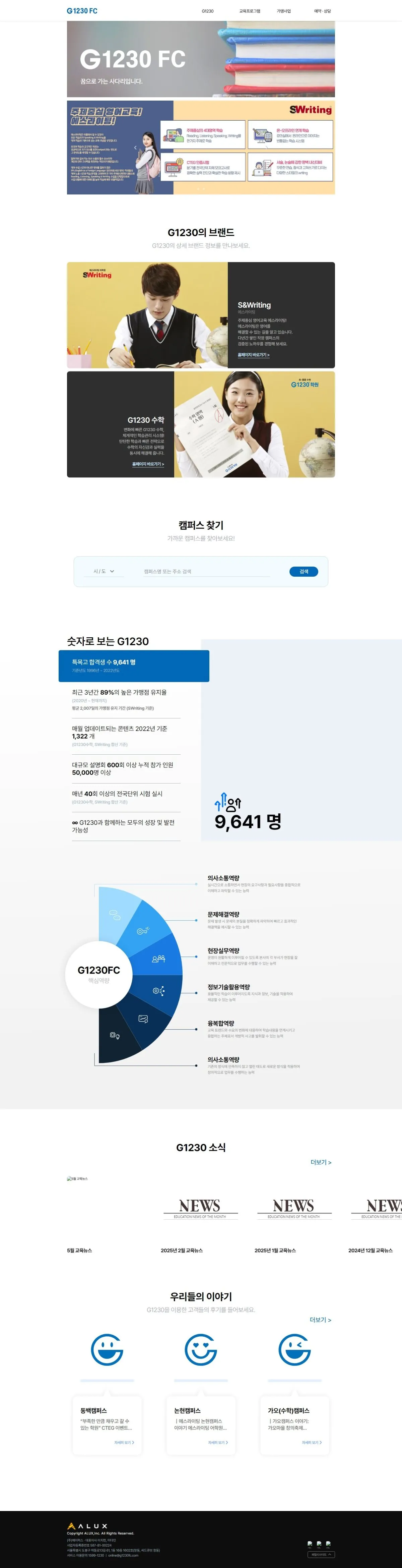 G1230 메인 화면